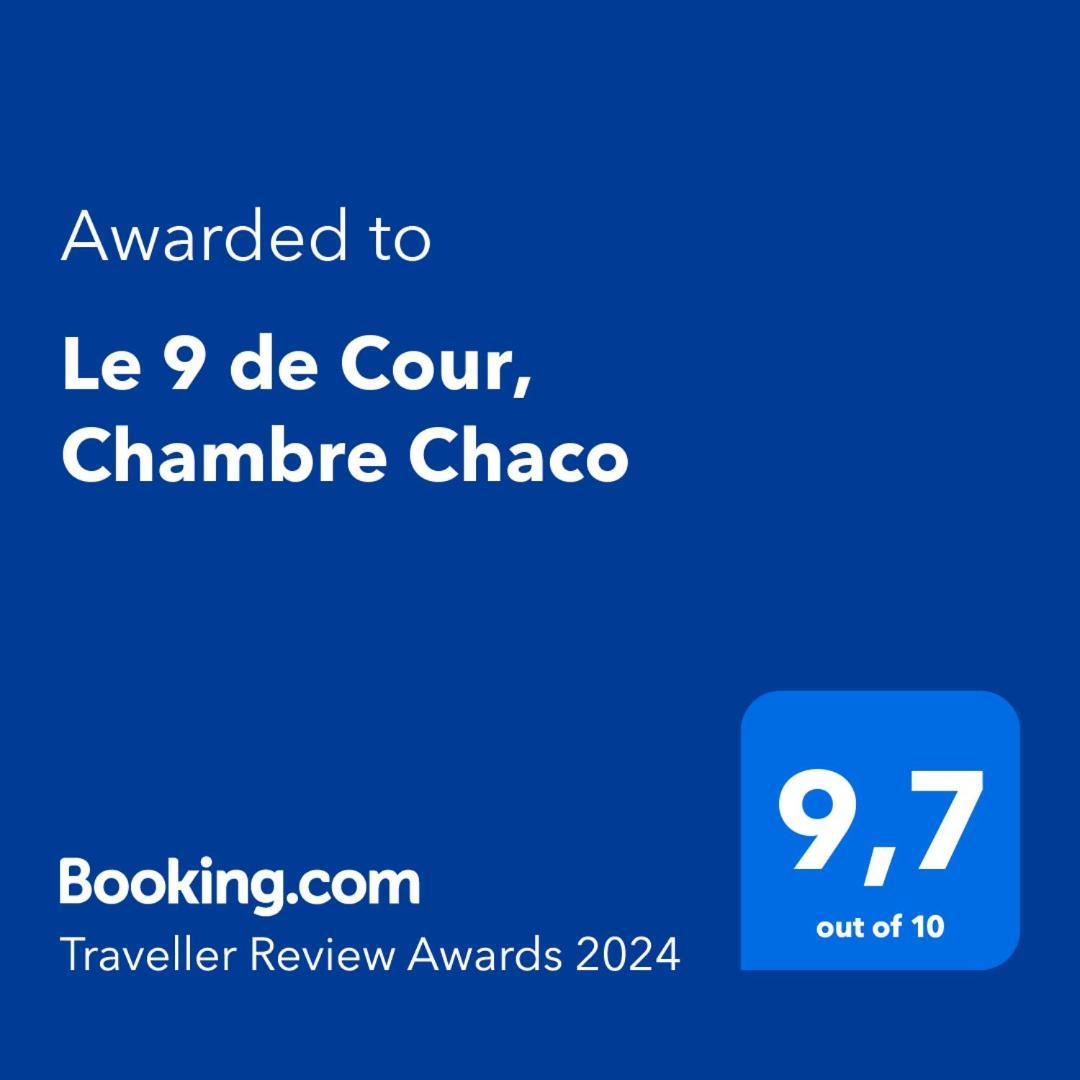 Le 9 De Cour, Chambre Chaco Bed & Breakfast Carcassonne Exterior photo